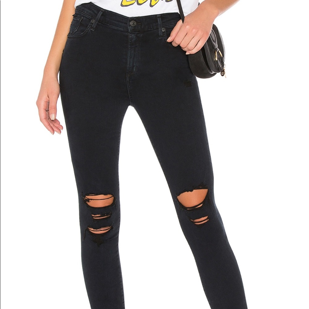 AGOLDE Sophie Hi Rise Skinny in Ruthless